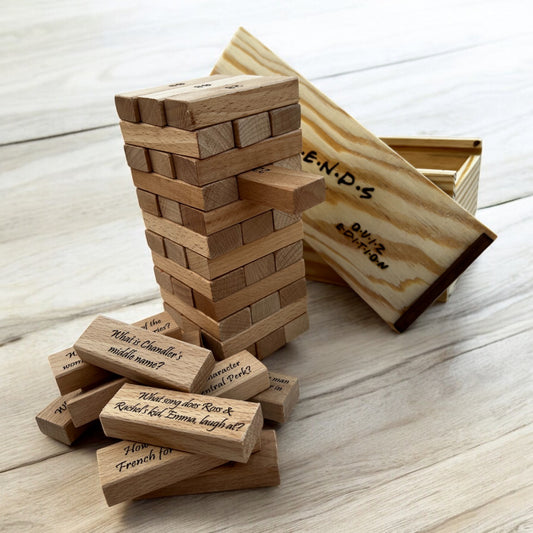 Friends Quiz Jenga Edition – The One With the Trivia Game!