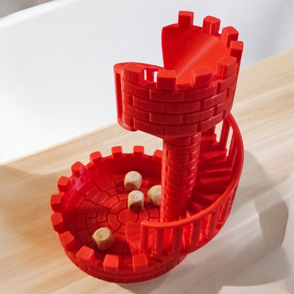 Castle Staircase Dice Roller Tower For Board Gamers