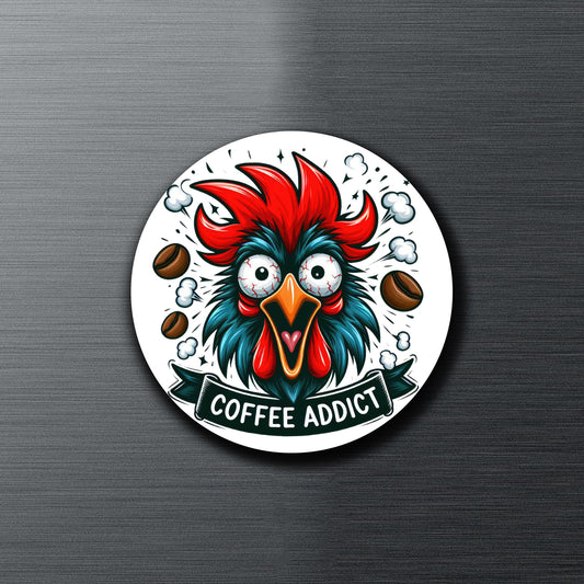 Coffee Addict - Fridge Magnet