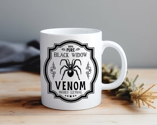 Potion Label Black Widow Venom - Mug