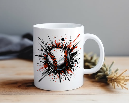 Splatter Baseball - Mug