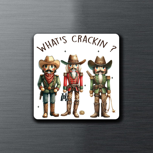 What's Cracking Cowboy - Fridge Magnet