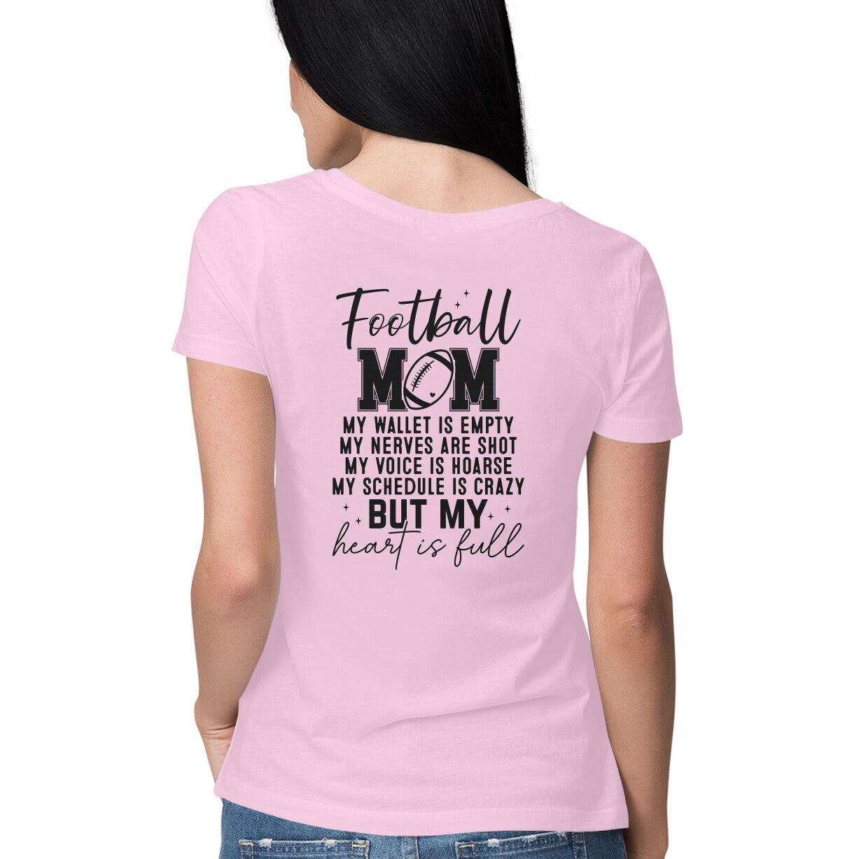 Football Mom Women's T-Shirt