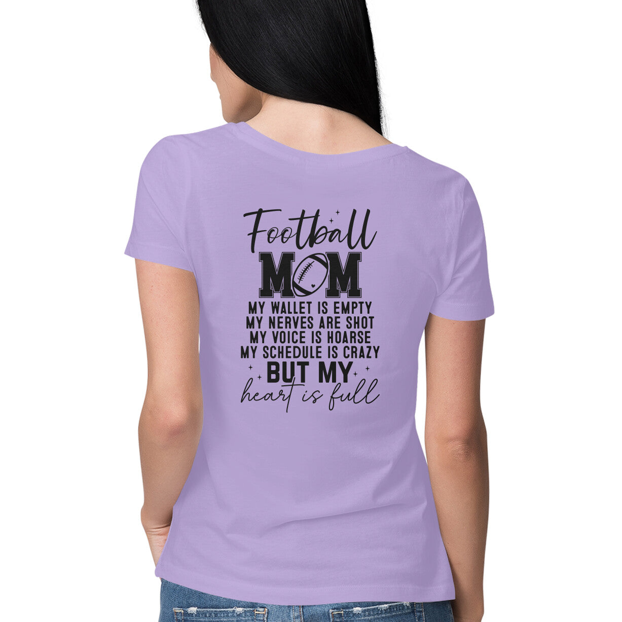 Football Mom Women's T-Shirt