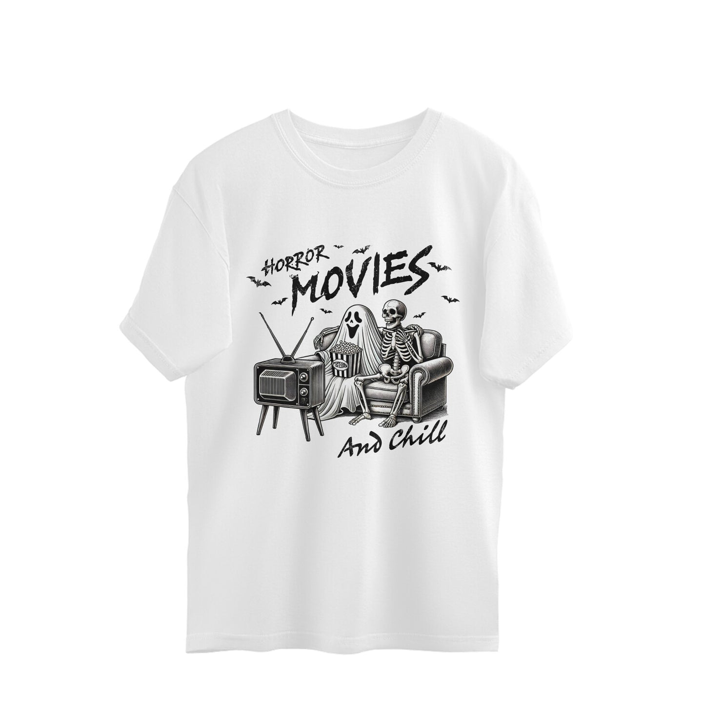 Horror Movies & Chill Oversized T-Shirt