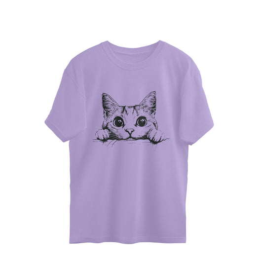 Cute Cat Oversized T-Shirt