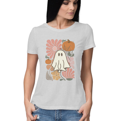 Boho Floral Ghost Women's T-Shirt