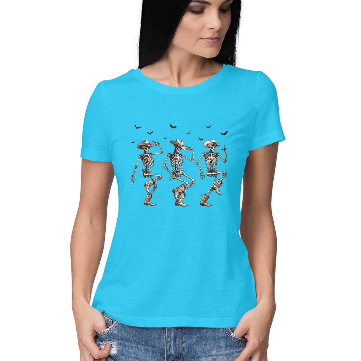 Cowboy Skeletons Dance Women's T-Shirt