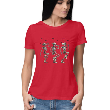 Cowboy Skeletons Dance Women's T-Shirt