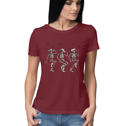 Cowboy Skeletons Dance Women's T-Shirt