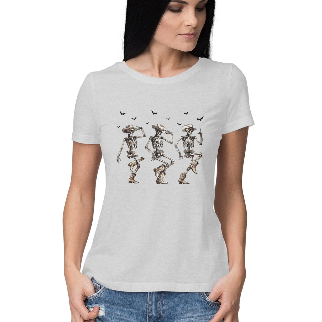 Cowboy Skeletons Dance Women's T-Shirt