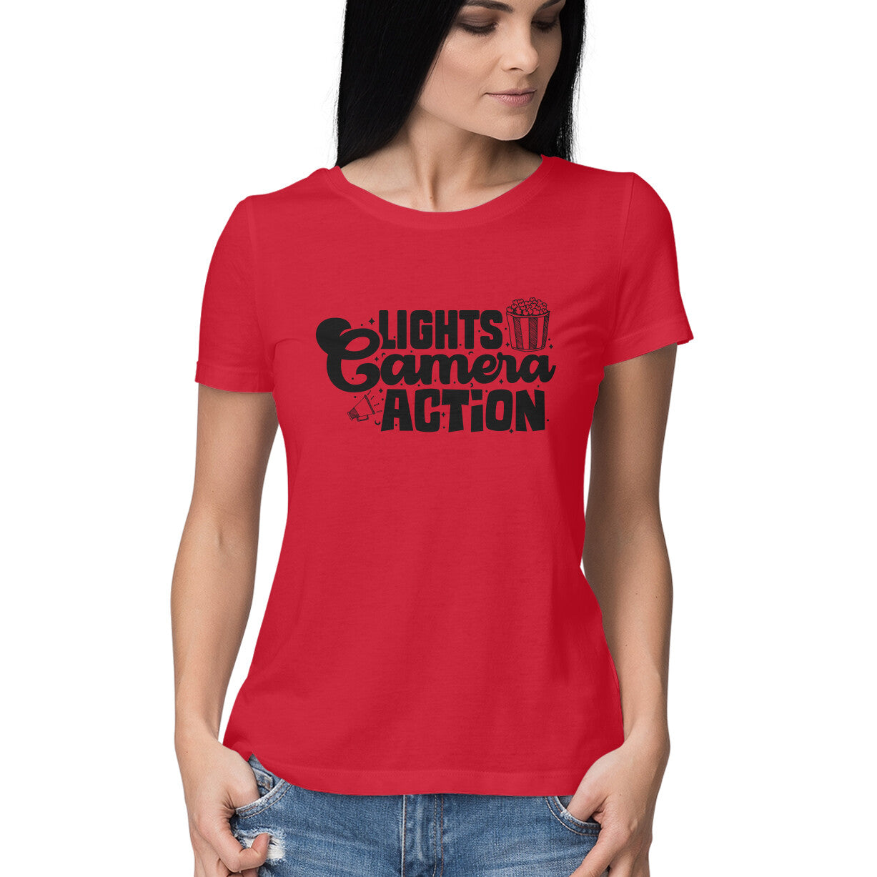 Lights Camera Action Women's T-Shirt