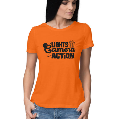 Lights Camera Action Women's T-Shirt