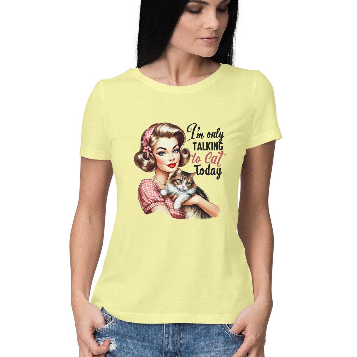 Only Talking To Cat Women's T-Shirt