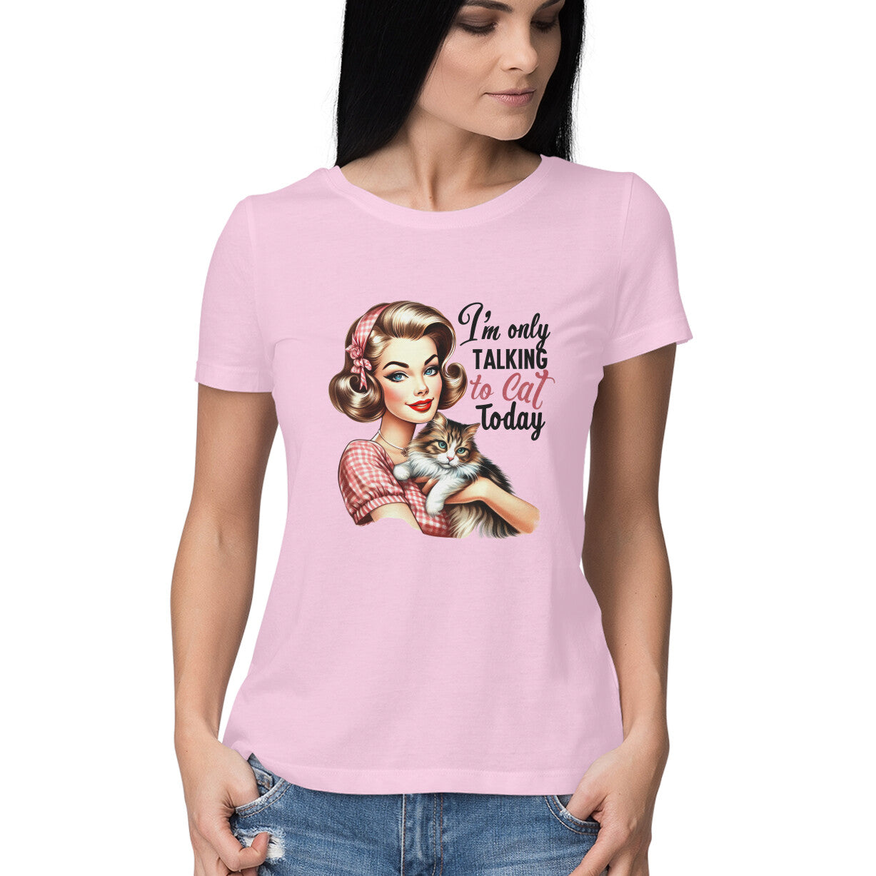 Only Talking To Cat Women's T-Shirt