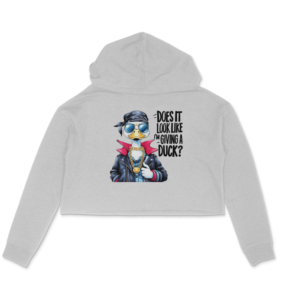 Giving A Duck Crop Hoodie