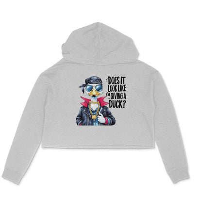 Giving A Duck Crop Hoodie