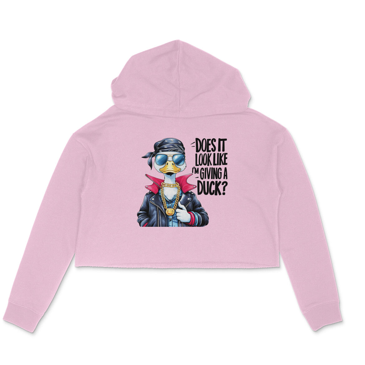 Giving A Duck Crop Hoodie