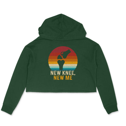 New Knee New Me Crop Hoodie