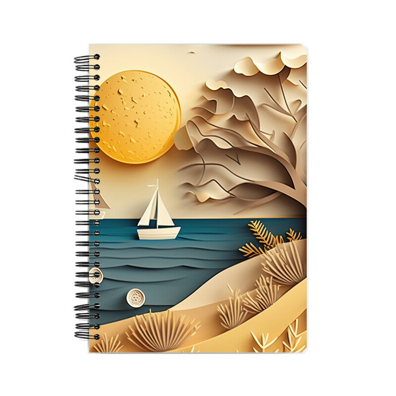 Summer Beach Theme Notebook