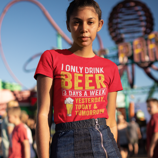 I Only Drink Beer Crop Top